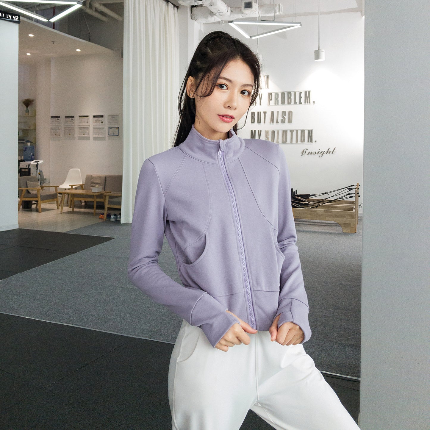 Fitness Wear Autumn And Winter Sports Coat For Women Running