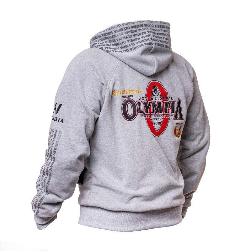 Cotton printed fitness Hoodie
